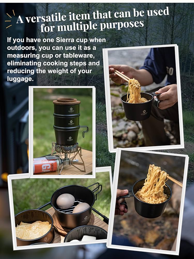 Amazon.com: CAMPINGMOON Deep Sierra Cup 600ml Outdoor